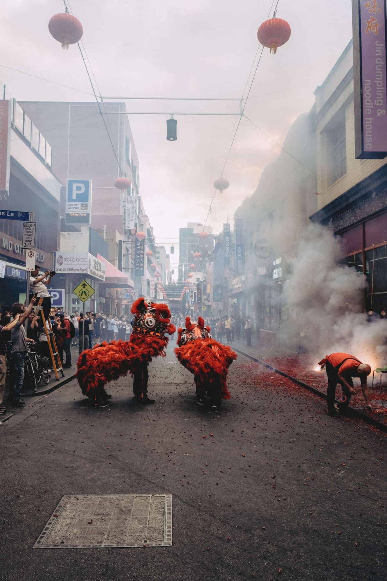 CMS Lion Chinese New Year Eve Lion Dance